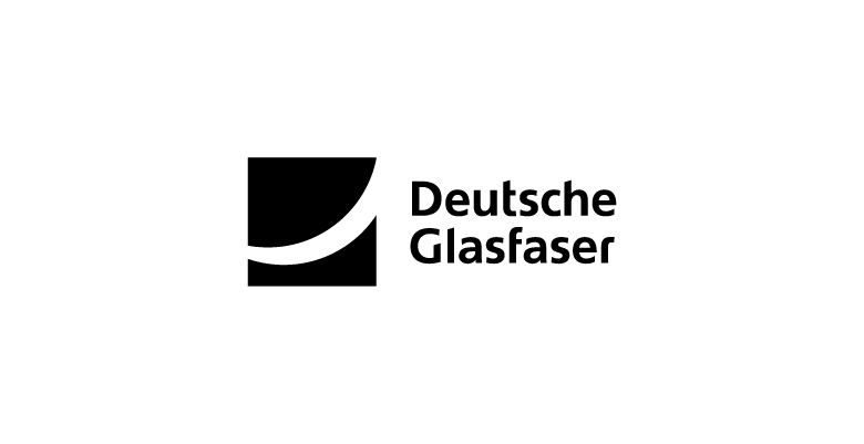 Schwarzes Logo Deutsche Glasfaser