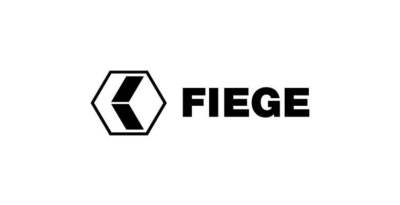 Schwarzes Logo FIEGE