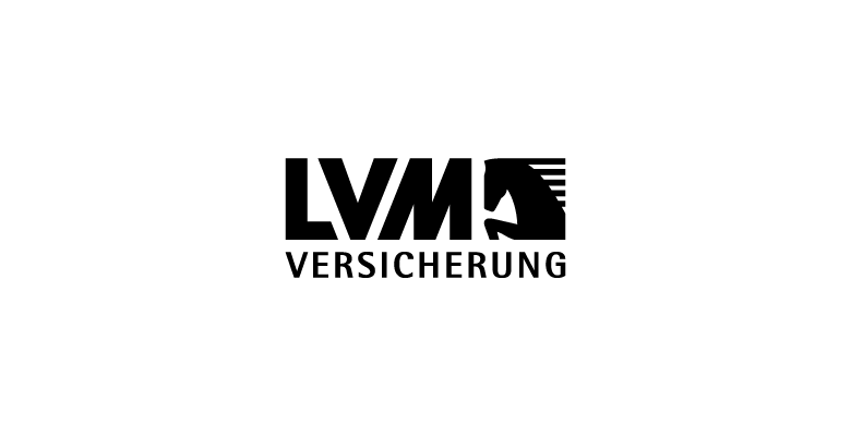 Schwarzes Logo LVM