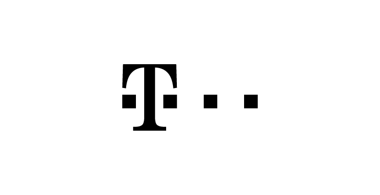 Schwarzes Logo Telekom